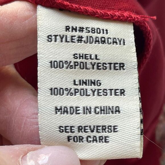 Signature by Sangria, Boho Tiered V-Neck Bell Sleeve Dress, Size 20W - Picture 7 of 10